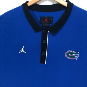 Jordan Florida Gators‎ Royal Blue Polo Shirt Men's XL Embroidered Gameday